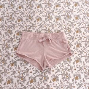 Blush Pink Victoria's Secret sport booty shorts with tie